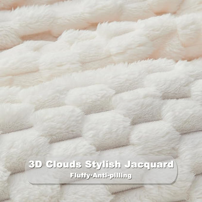NEWCOSPLAY Fleece Clouds Cozy Throw Blanket - Image 7