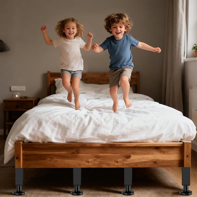 Bed Support Legs, 6.2-8 in Heavy Duty Metal Furniture Feet - Image 7