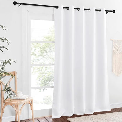 NICETOWN Sliding Door Window Treatment Blackout Patio Door Curtain Panels - Image 8