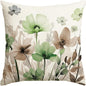 AVOIN colorlife Poppy Flowers Fall Spring Throw Pillow Cover 18x18 Inch | by AVOINcolorlife