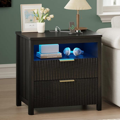 WOOVIVS End Table with Gun Drawer - Image 9