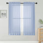 Sheer Curtains 63 Inch Length 2 Panels Set by OWENIE