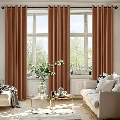 MIULEE Blackout Curtains for Bedroom 2 Panels 40 x 84 Inch Long Sun Baked | - Image 6