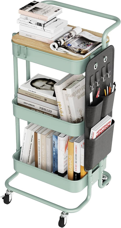 DTK 3 Tier Metal Utility Rolling Cart by DTK