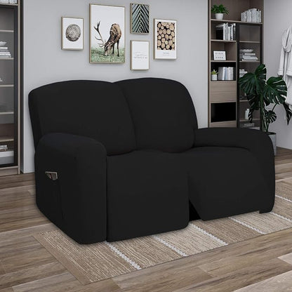 PureFit Super Stretch Loveseat Recliner Sofa Couch Cover - Image 2