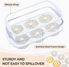 Mini Bundt Cake Pans for Baking, Silicone 6-Cavity Fluted Tube Cake Pan with Metal Reinforced Frame, Nonstick Baking Molds for Cupcake, Brownie, Donuts, Cornbread, Jello