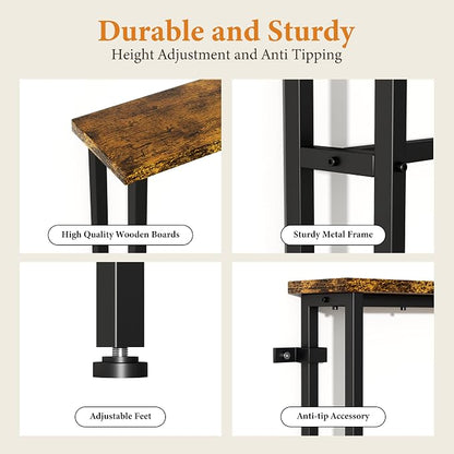 Keelian 39" Sofa Table Narrow Long - Image 5