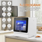 Countertop Mini Portable Dishwasher Tabletop Small Dishwasher with 5L Built-in Water Tank No HookupNeeded, Baby Care & Air-Drying Function，3 Place Set Capacity for Apartments Dorms Camping RVs