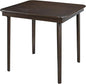 MECO Stakmore Classic Straight Edge Wood Folding Table, No Assembly Required by Stakmore