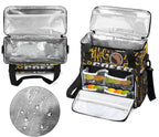 Yellow Coffee Break Cafe Maker Carring Bag Travel Carrying Storage Tote Compatible with Keurig K-Mini or Plus Portable Single Serve Brewer Case Pockets for K-cup Pods