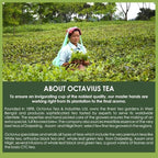 Octavius Gift's Select - Assorted Tea in Lotus Printed Wooden Box | 6 Flavors, 90 Tea Bags | Black & Green Tea | Tea Gifts for Women & Men | Tea Variety Pack | Mothers Day Tea Gift Box