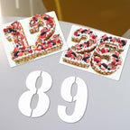 18 Inch Number Stencils Set, Large 0-9 Plastic Address Number Stencils Reusable Cake Digital Templates for Painting on Wall,Wood,Parking Lot,Mailbox and DIY Art Projects