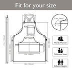 Kitchen Apron, Work Apron, Canvas, Multiple Pockets, Gardening, Painting, BBQ, Artist, Carpenter, Sizes M to XXL, Dark Gray