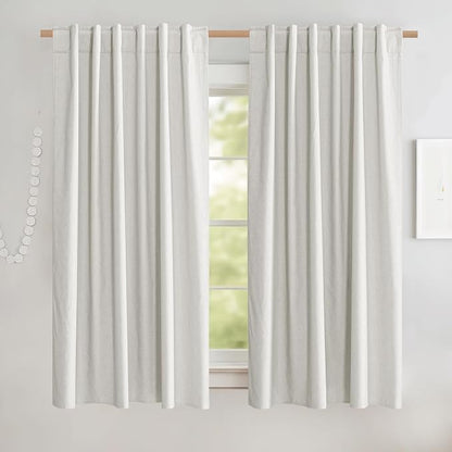 NICETOWN 100% Blackout Linen Curtains by NICETOWN