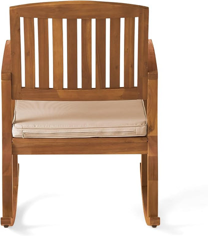 Christopher Knight Home Selma Acacia Rocking Chairs - Image 15