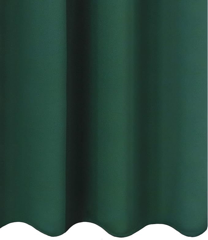 Dark Green Thermal Blackout Curtains/52 x 72 Inch/Set of 2 Panels Room - Image 9