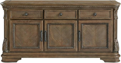 Picket House Furnishings Denali Buffet Table & Sideboard in Walnut - Image 4