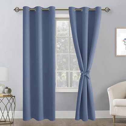 Blackout Curtains for Bedroom, 38 x 72 Inches Long, Window Curtains for Living - Image 8