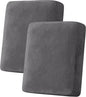 H.VERSAILTEX Velvet Stretch Couch Cushion Cover Plush Cushion Slipcover by HVERSAILTEX