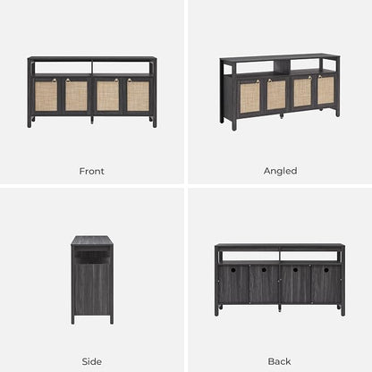 SICOTAS Rattan TV Stand for Television up to 65 Inch - Image 9