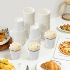 600 Pack 3 oz Paper Cups, Disposable Bathroom Cups, Small Mouthwash Cups, White Paper Cups, Hot/Cold Beverage Drinking Cup for Bathroom, Home, Party, Office, Picnic, Travel and Events