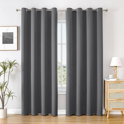 ChrisDowa Blackout Curtains for Bedroom and Living Room 120 Inches Long | 2 by ChrisDowa