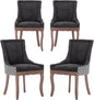 Modern Dining Chairs Set of 4, High Back Dining Chairs Side Chairs by MZDOO