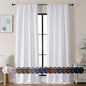 Simplebrand Ava Pure White Curtains by Simplebrand