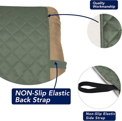 PureFit Reversible Quilted Recliner Sofa Cover, Water Resistant Slipcover - Image 3