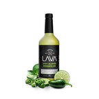 (3 Pack) LAVA Premium Margarita Mix Variety Pack Comes with Spicy Jalapeno, Skinny Margarita, & Spicy Watermelon Habanero, 1-Liter (33.8oz)