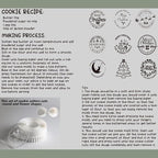 2025 Personalized Christmas Cookie Stamp Unique 3D Embossed Design Fun Tool for Baking Art (D)