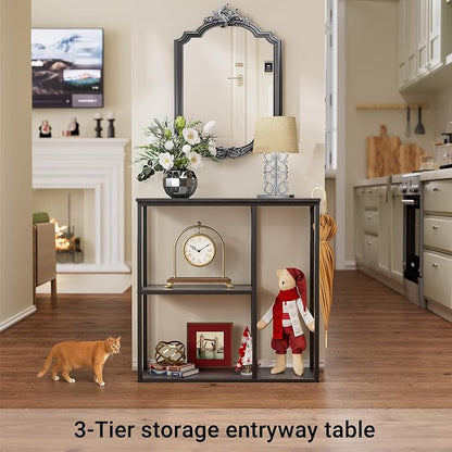 WOHOMO Console Table, 12 Inch Narrow Entryway Table - Image 3