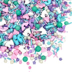 Manvscakes, pink sprinkles, valentines, cake sprinkles, gluten free, cookies, chocolate, fondant, princess topping, ice cream, edible, dessert decoration (Pink Blue)