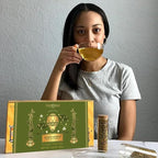 VAHDAM, Limited Edition - Turmeric Herbal Wellness Tea Gift Set - 6 Oprah's Favourite Turmeric Herbal Blends in Gift Box | Gluten Free, Non GMO | Gifts for Him/Her | Tea Gifts for Men & Women