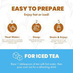 Loose Leaf Chai Black Tea with Ginger, Cardamom & Clove – Spiced African Tea Inspired by Somali Tradition – 4.4oz | Makes 30 Cups | Shaah Organic Tea Blend