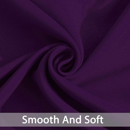 Yakamok Purple Room Darkening Curtains 84 inch Sliding Door Drapes | 1 - Image 5