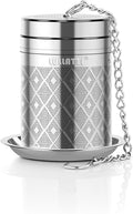 Tea Infuser (1 Pack), Extra Fine Mesh Loose Leaf Tea Steeper with Diamond Pattern & Extended Long Chain, 18/8 Stainless Steel Tea Ball Strainer for Brewing All Kinds of Tea