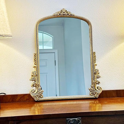 Vintage Small Arched Mirror, 17 * 12in Wall Mounted Vanity Mirror - Image 2