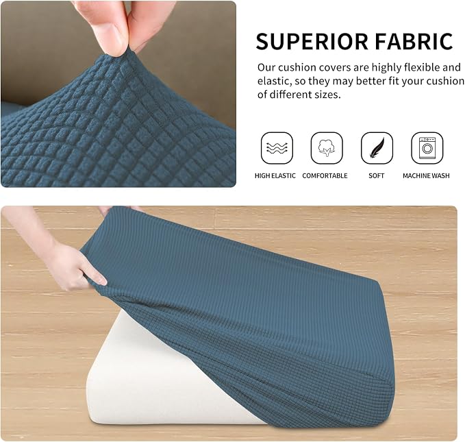 Easy-Going Stretch Individual Couch Cushion Cover Sofa Seat Furniture Protector - Image 6