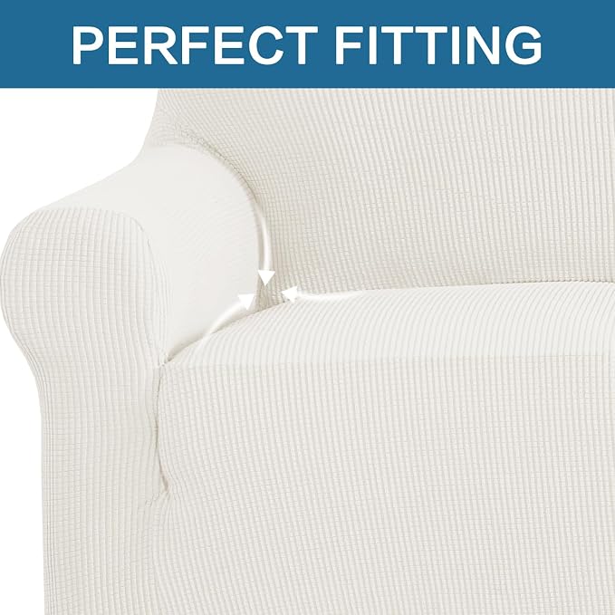 H.VERSAILTEX Stretch Chair Slipcover Sofa Cover Furniture Protector Cover High - Image 4
