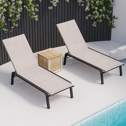 Patio Chaise Lounge Set of 2 - Image 6