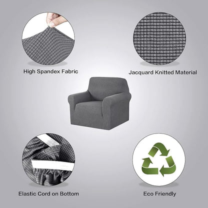 H.VERSAILTEX Stretch Chair Slipcover Sofa Cover Furniture Protector Cover High - Image 4