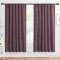 NICETOWN 2 Panels Blackout Curtains, Rod Pocket Window Curtains Room Darkning by NICETOWN