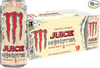 Monster Energy Juice Monster Pacific Punch, Energy + Juice, Energy Drink, 16 Ounce (Pack of 15)