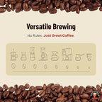 Robusta Whole Bean Coffee - Saigondan Adventure | Light Espresso Roast | 100% Robusta | Vietnamese Coffee | Roasted in Small Batch | Smooth & Naturally Sweet | Direct Trade | No Preservatives | 12 Oz