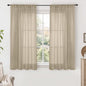 BGment Camel Linen Curtains 48 Inches Long by BGment