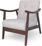 Christopher Knight Home Aurora Mid-Century Modern Accent Chair, Rubberwood by ChristopherKnightHome