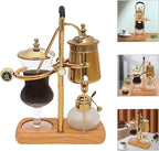 Retro Coffee Brewer,Belgium Luxury Royal Family Balance Syphon Coffee Maker,Vintage Coffee Maker with Filter