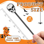 30 Pcs Halloween Swizzle Sticks Plastic Coffee and Cocktail Stirrers Fall Thanksgiving Drink Stirrers Cocktail Mixers for Halloween Fall Autumn Party Tea Coffee Bar Decoration(Skull)