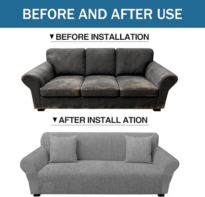 Sofa Slipcover with 2 Pillow Cover - Image 8